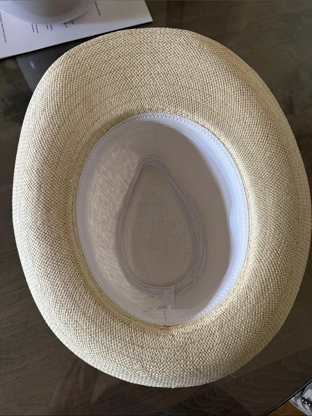 Classic Man made material Fedora Hat with Black Band
